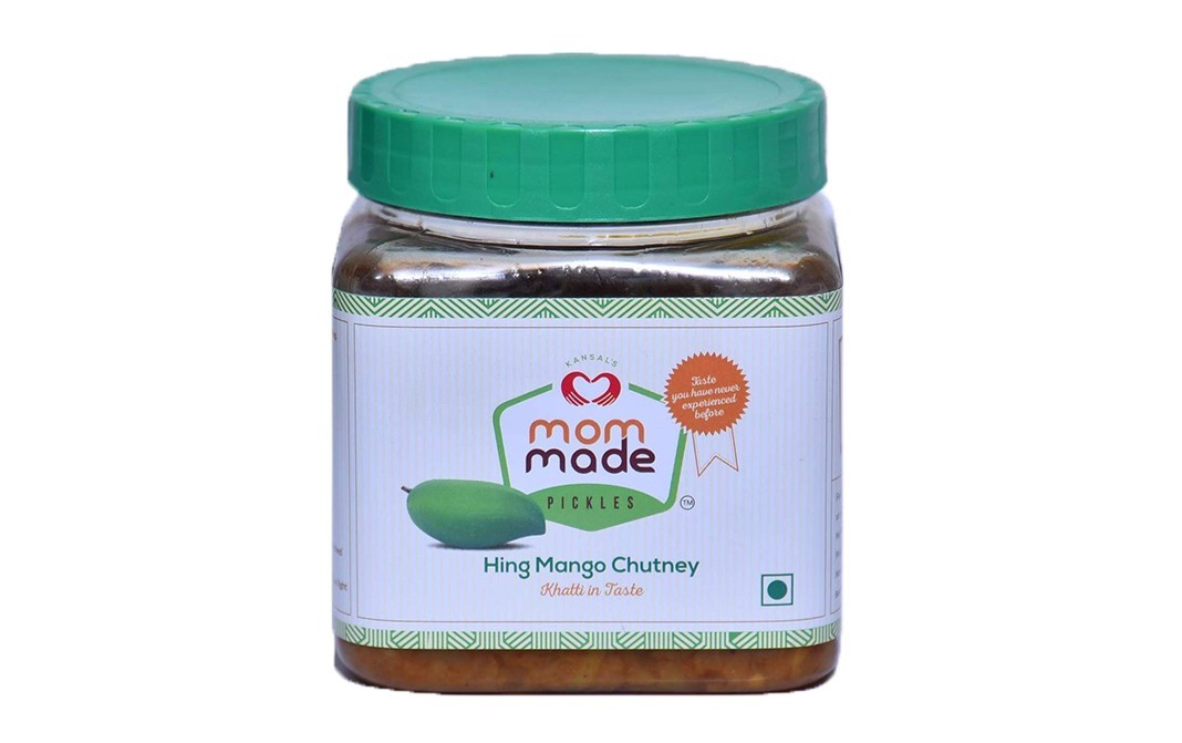 Mom Made Pickles Hing Mango Chutney    Plastic Jar  500 grams